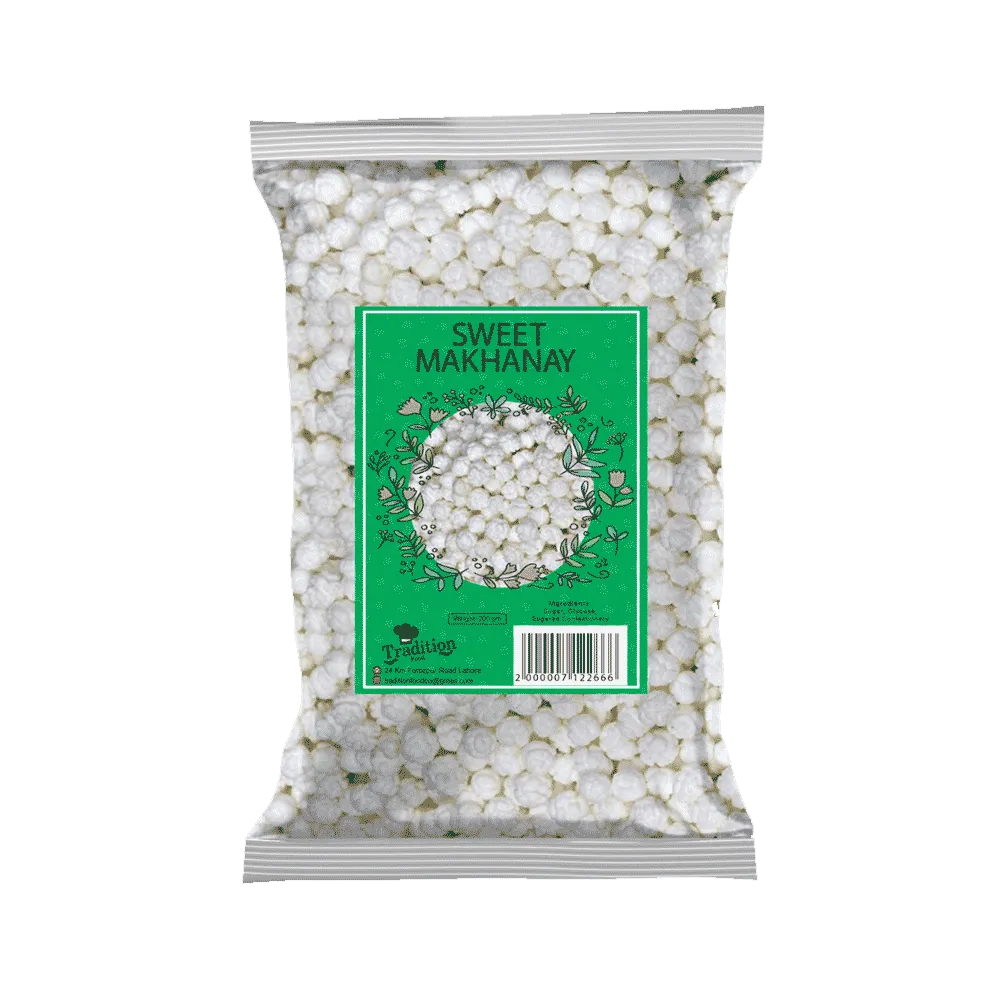 0028 PLAIN SWEET GRAMS MAKHANAY 200GM