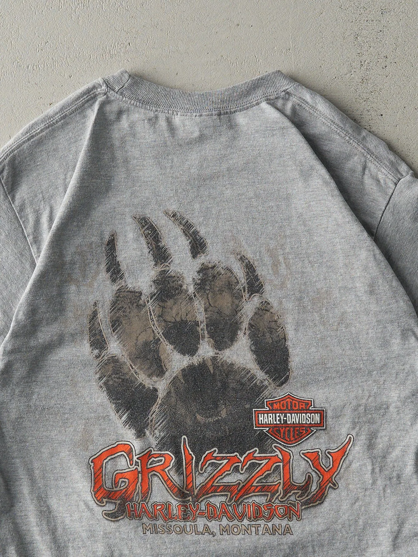 16' Grey Missoula Montana Harley Davidson Tee (S)