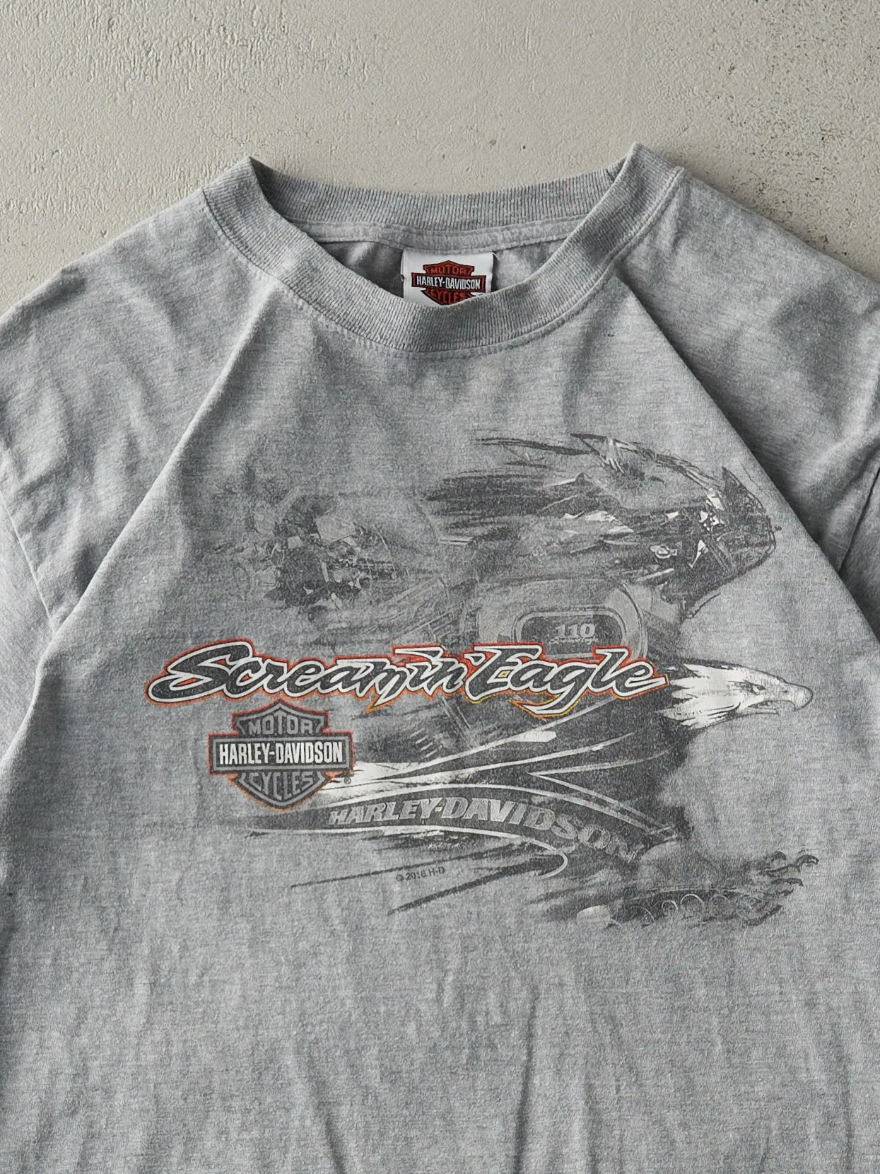 16' Grey Missoula Montana Harley Davidson Tee (S)