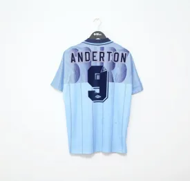 1991/94 ANDERTON #9 Tottenham Hotspur Vintage Umbro Third Football Shirt (L) 3rd