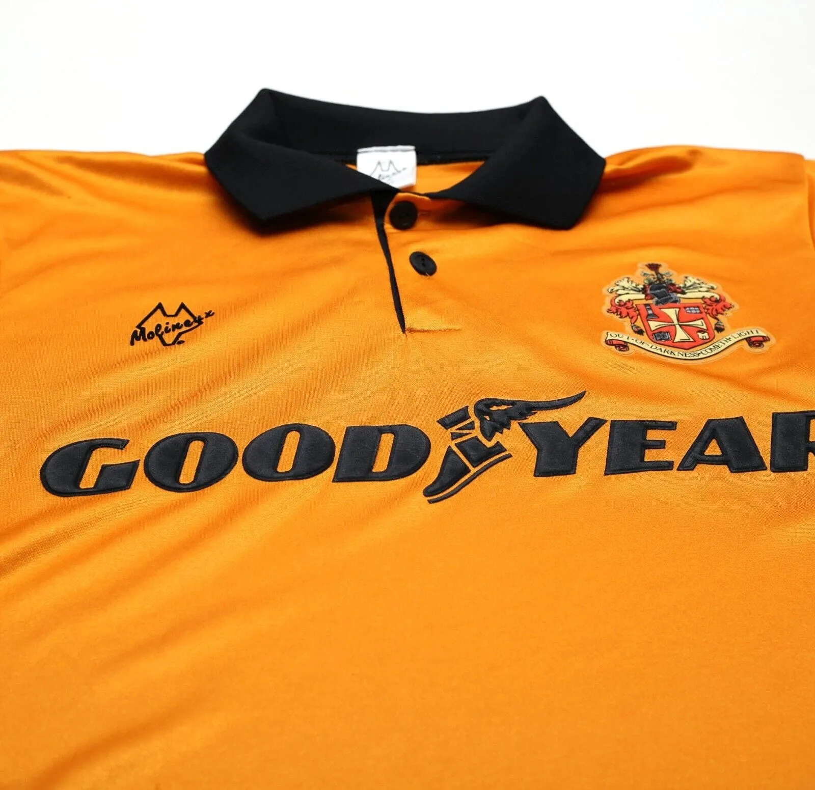 1993/94 WOLVERHAMPTON WANDERERS Vintage Molineux Home Football Shirt (M)