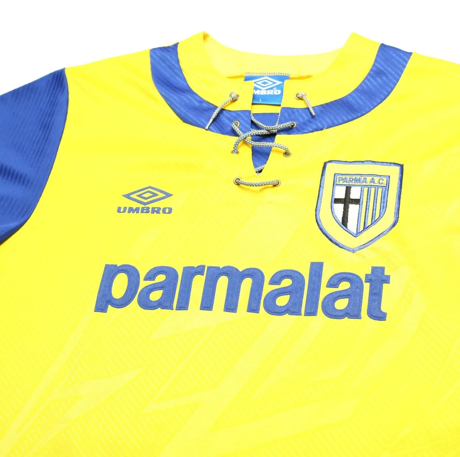 1993/95 ZOLA #10 Parma Vintage Umbro Away Football Shirt Jersey (L) Italy