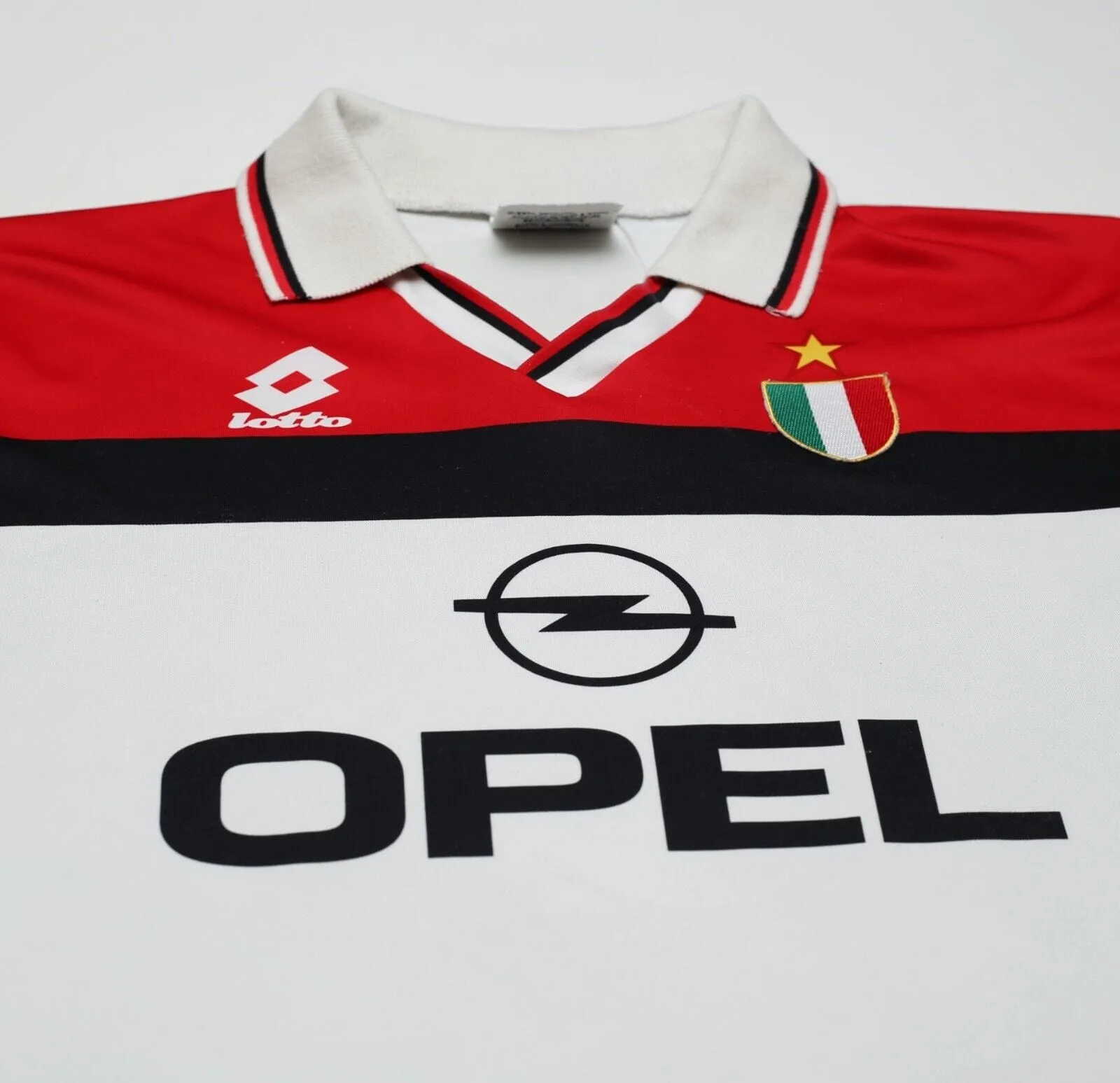 1994/95 AC MILAN Vintage Lotto Away Football Shirt Jersey (M)