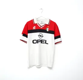 1994/95 AC MILAN Vintage Lotto Away Football Shirt Jersey (M)