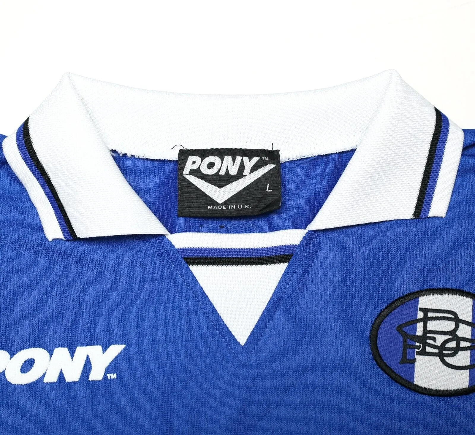 1996/97 BIRMINGHAM CITY Vintage PONY Home Football Shirt (L)