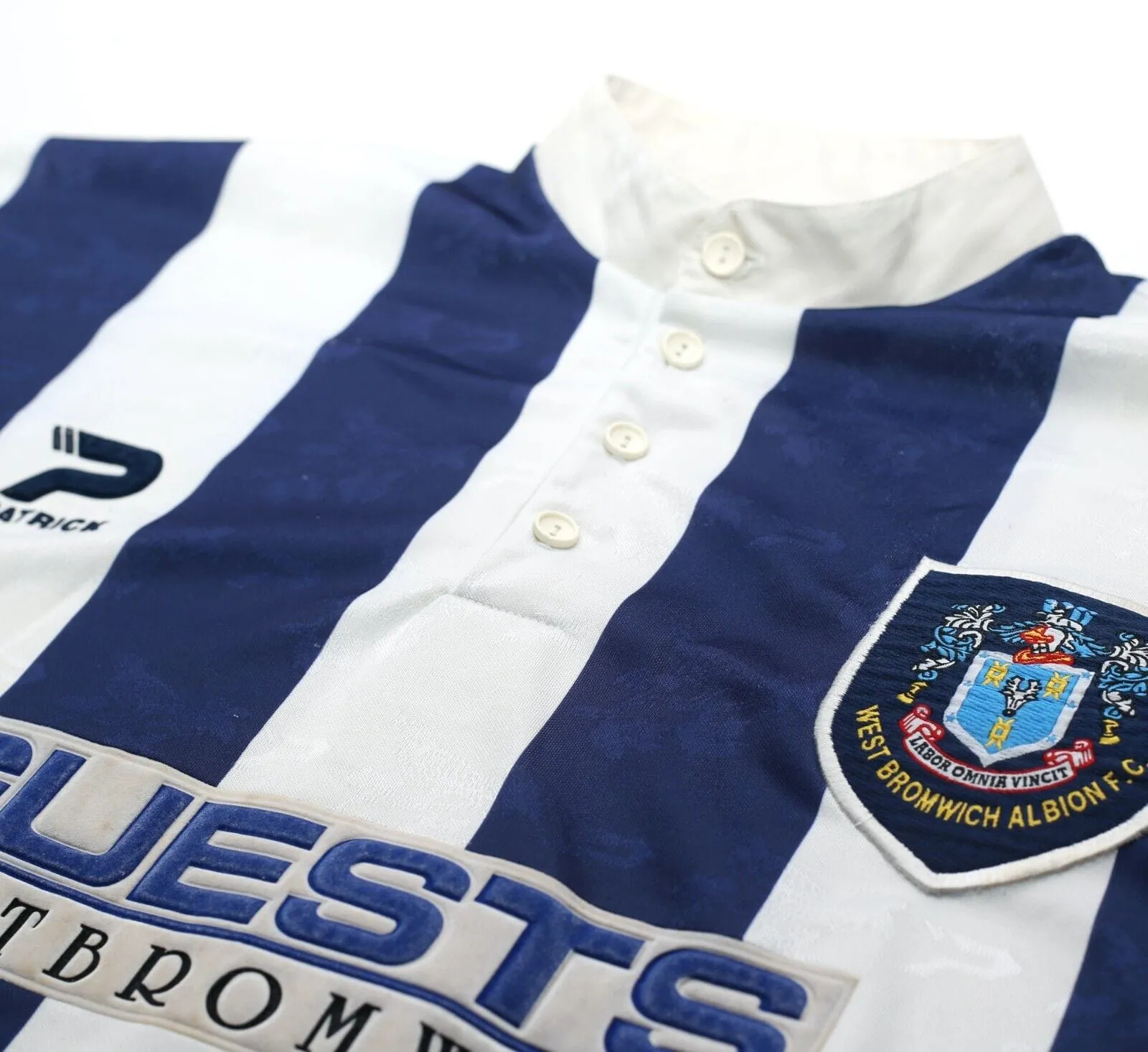 1997/98 WEST BROM Vintage Patrick Home Football Shirt Jersey (S) 34/36