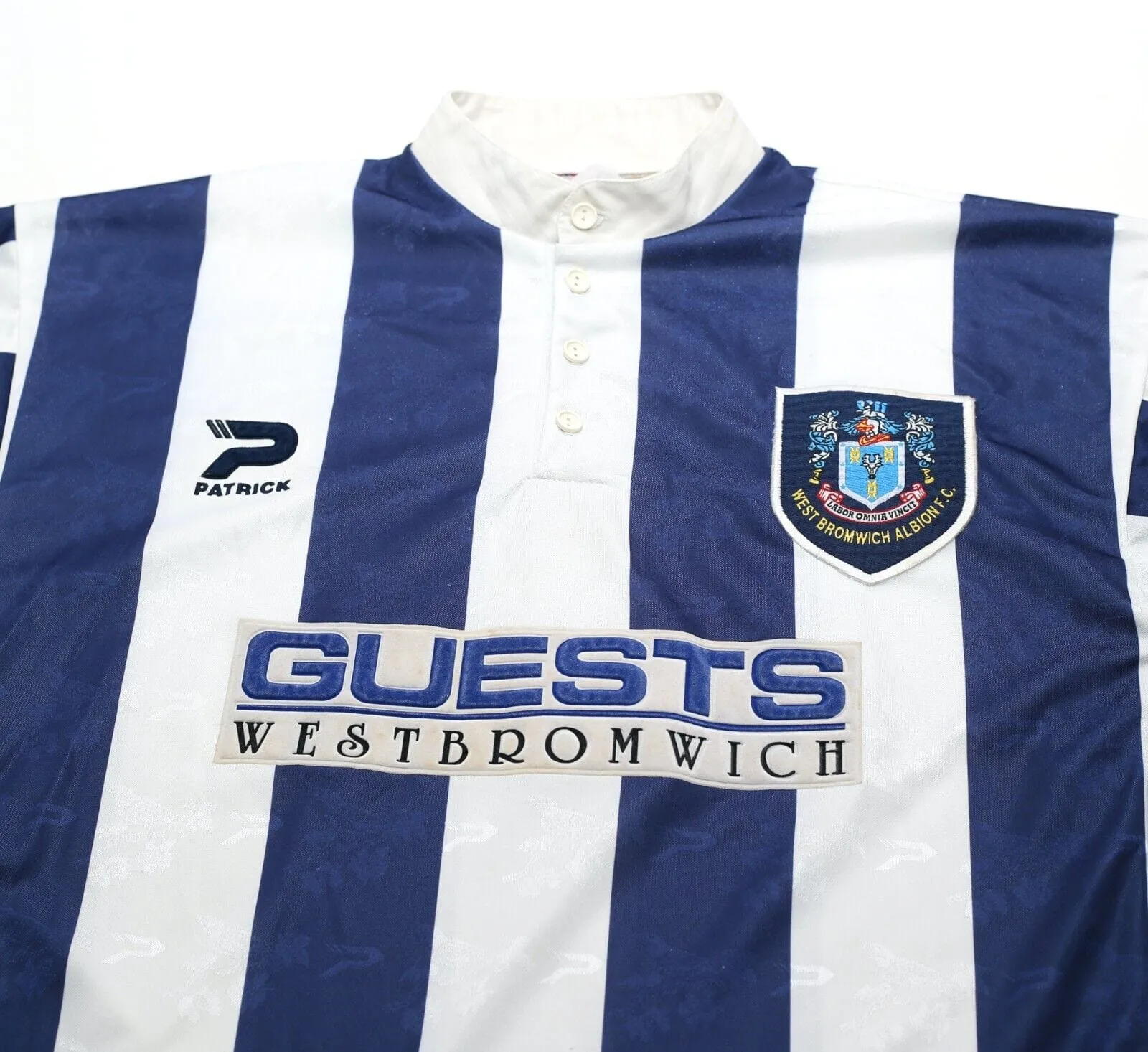 1997/98 WEST BROM Vintage Patrick Home Football Shirt Jersey (S) 34/36