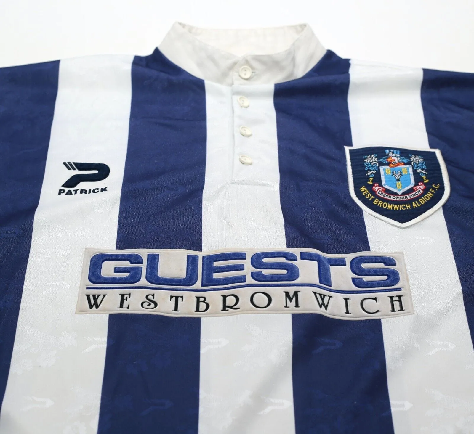 1997/98 WEST BROM Vintage Patrick Home Football Shirt Jersey (S) 34/36