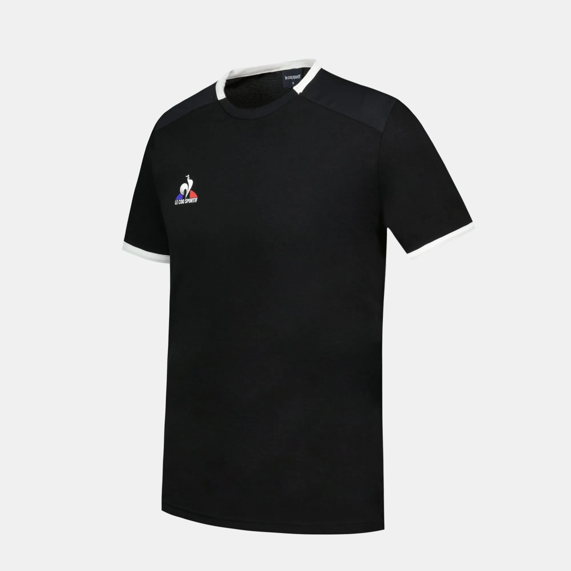 2421620-TENNIS Tee SS N°5 M black | T-shirt Homme