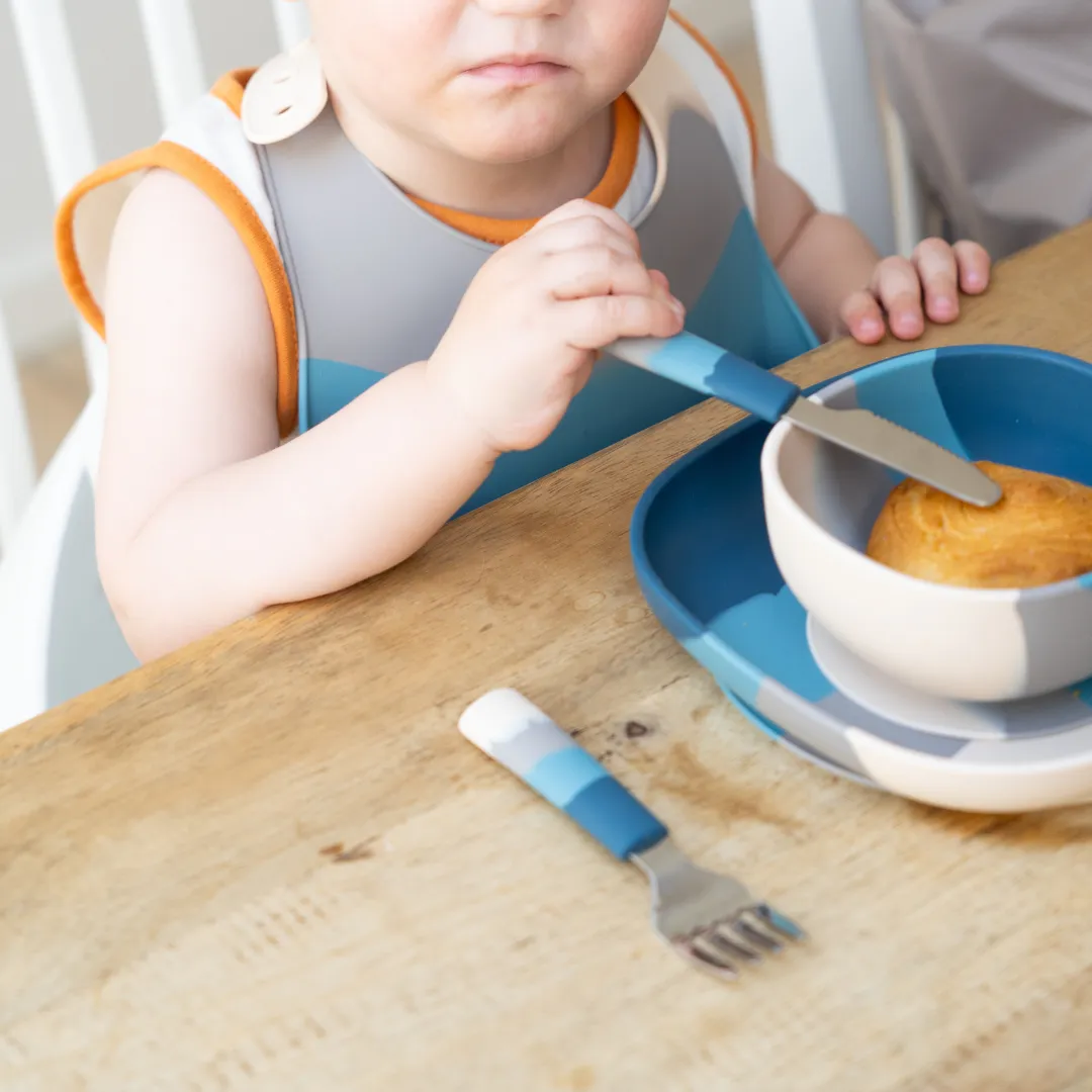 3 Piece Cutlery Set | Color Splash Collection - Desert Teal Ombre