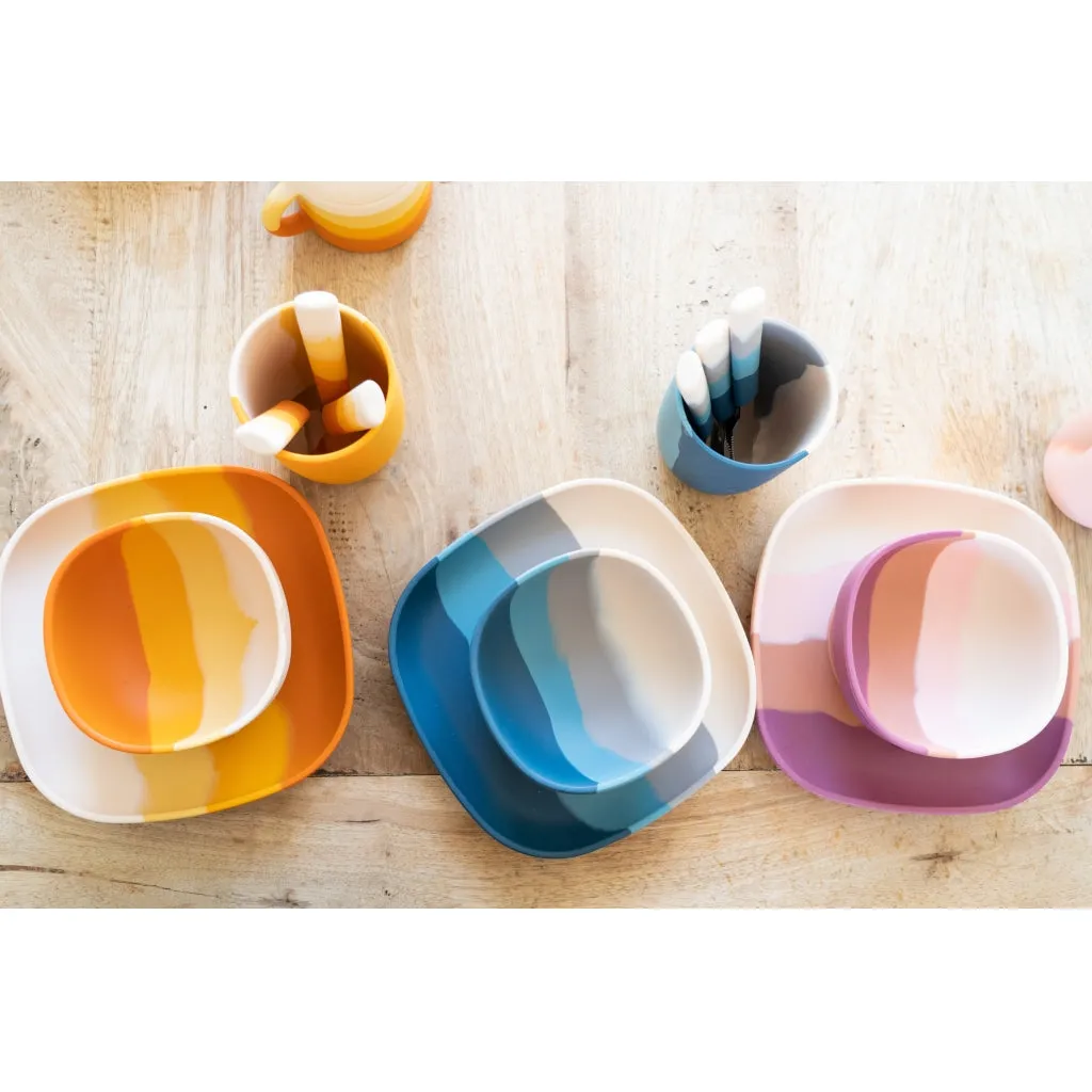 3 Piece Cutlery Set | Color Splash Collection - Desert Teal Ombre