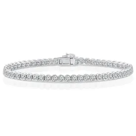 5 Carat Diamond Tennis Bracelet in 14ct White Gold