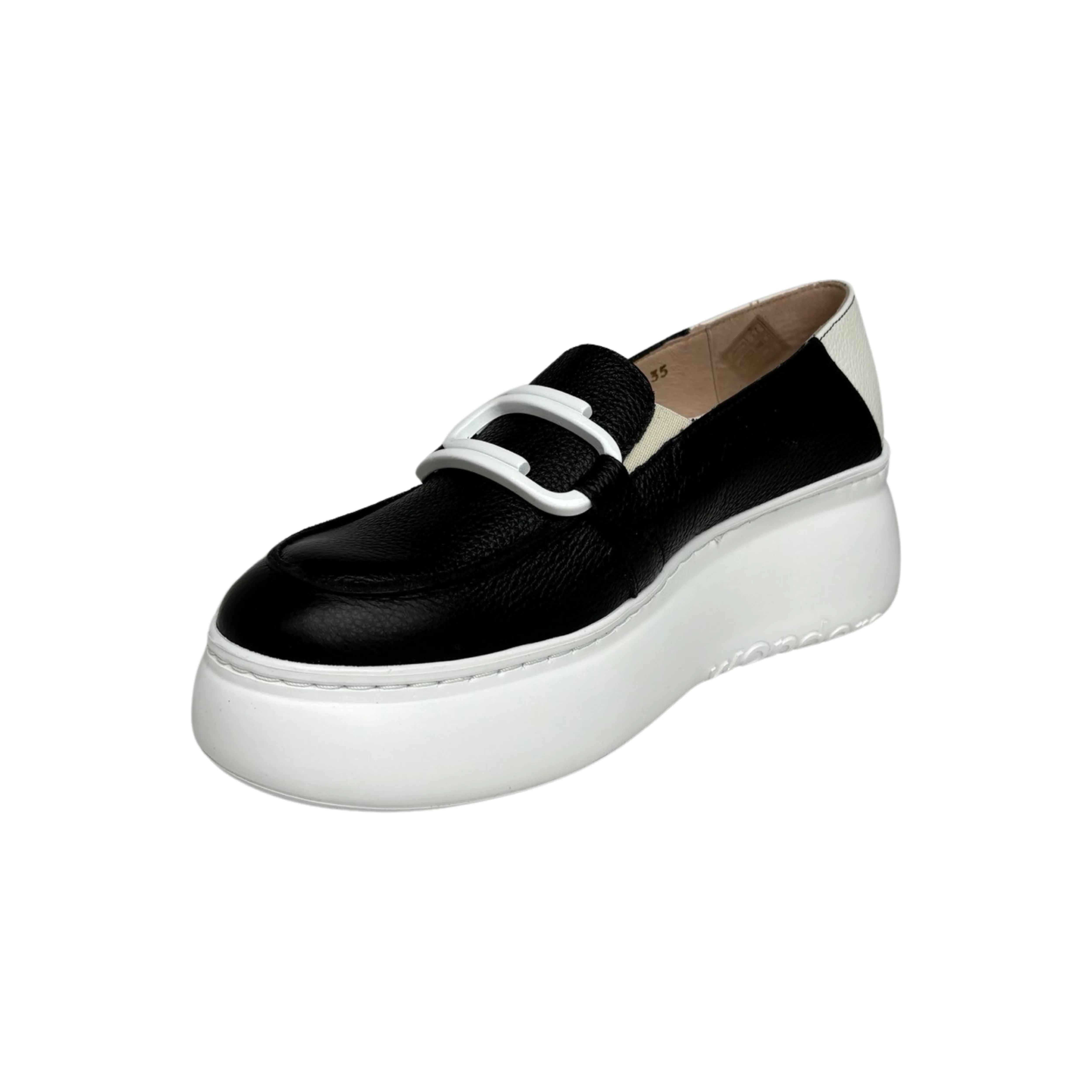 A2641 Black Flatform Loafer