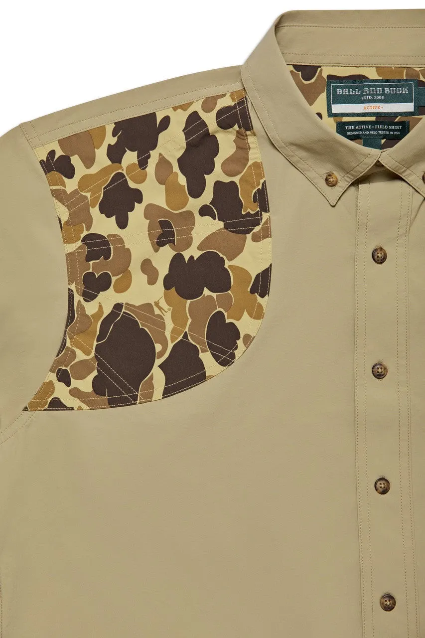 Active  Field Shirt | Desert Tan | Ball and Buck