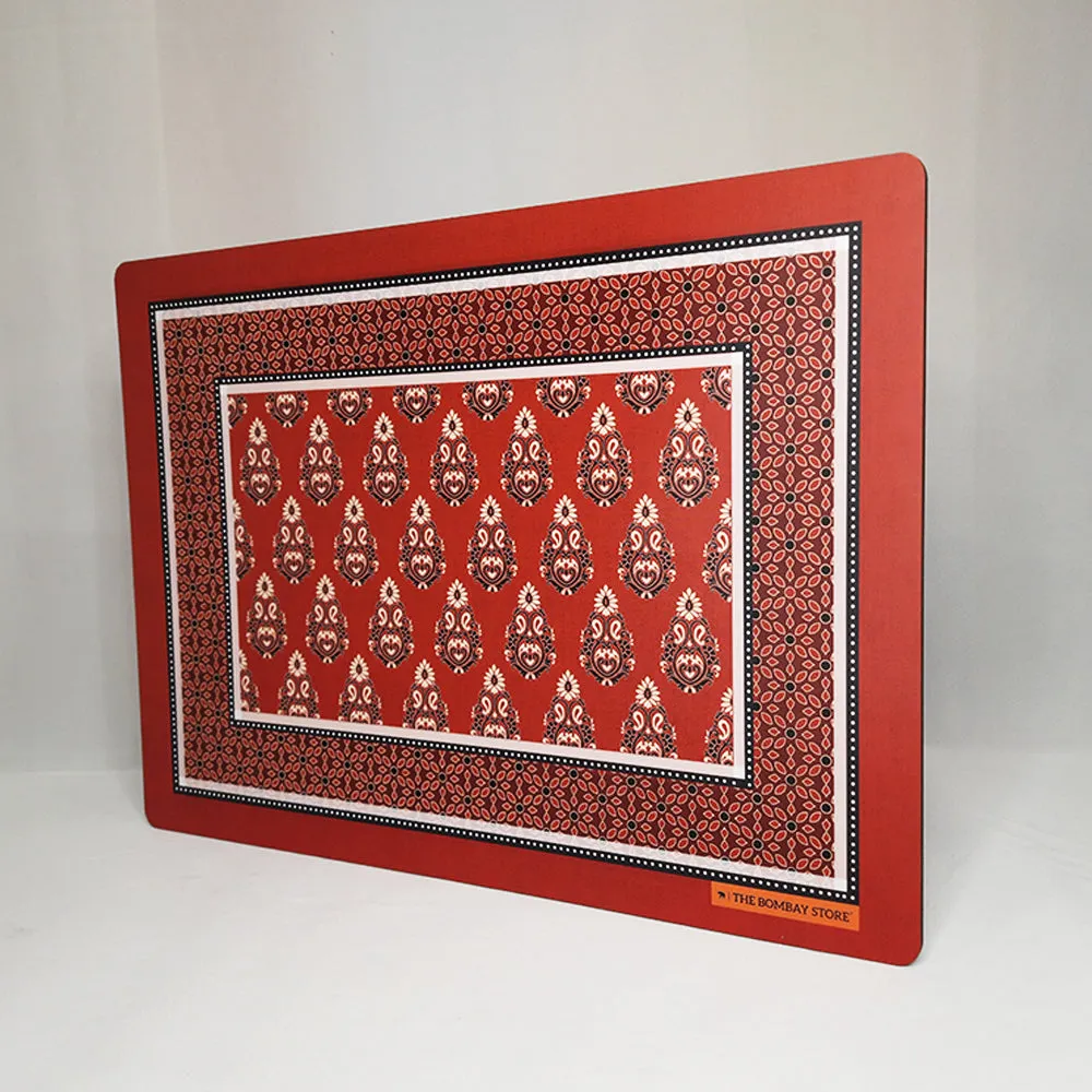 Ajrakh Placemat (Maroon)