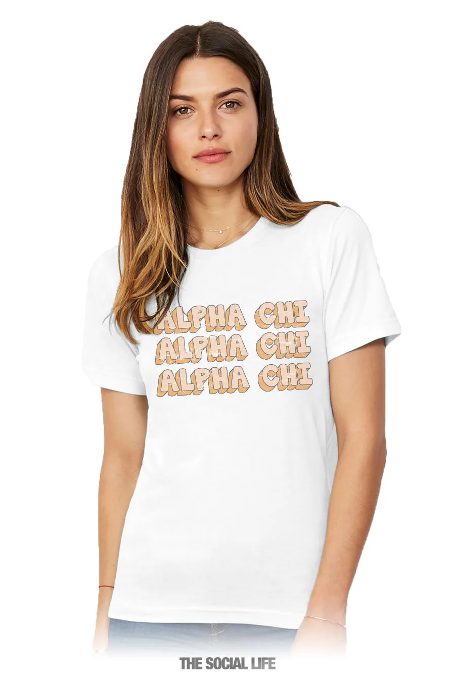 Alpha Chi Omega Stone Age Tee