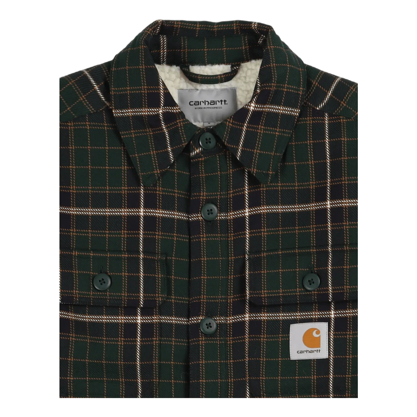 Archer Shirt Jac Cotton Twill Archer Check, Grove