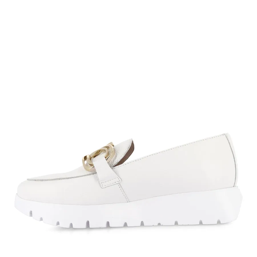 ARIANA A-2462 - WHITE LEATHER