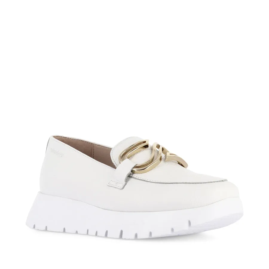 ARIANA A-2462 - WHITE LEATHER