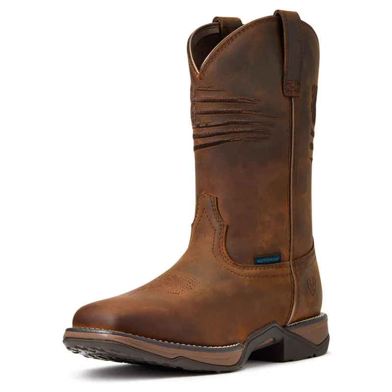 Ariat Ladies Anthem Patriot Waterproof Western Boot 10040369