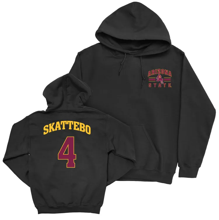 Arizona State Football Black Victory Hoodie - Cameron Skattebo