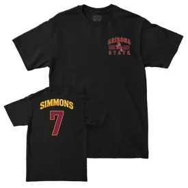 Arizona State Football Black Victory Tee - Shamari Simmons