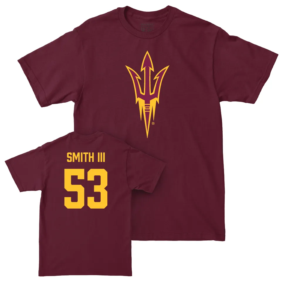 Arizona State Football Maroon Legacy Tee - Albert Smith III