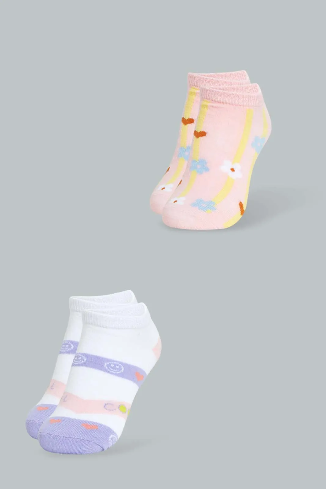 Assorted Ankle Socks (Pack of 2)