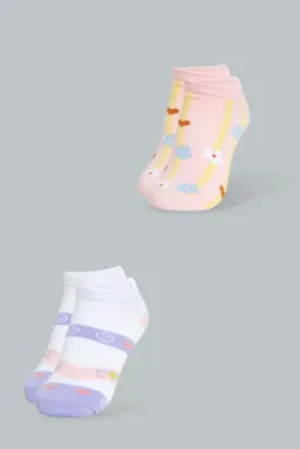 Assorted Ankle Socks (Pack of 2)