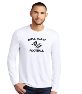 AV HS Football - District Long Sleeve Tee White