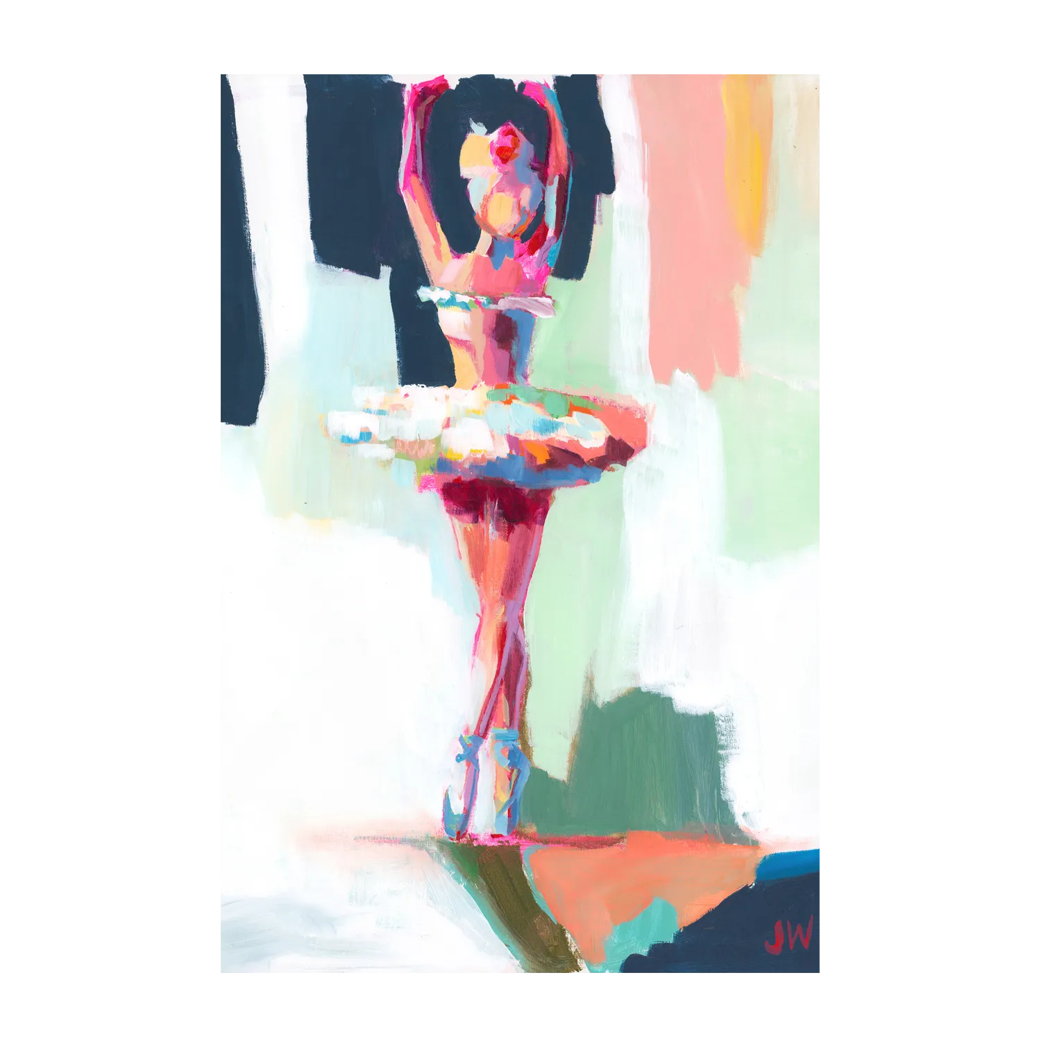 Ballerina , By Jenny Westenhofer Art