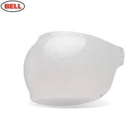 Bell Bullitt Bubble Visor (Brown Tabs) - Clear