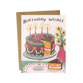 Birthday Cake Greeting Card