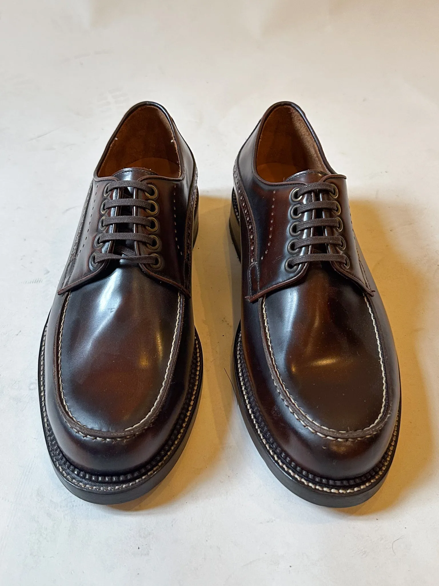 Bright Shoemakers, Moc Derby, Cognac Highshine (SAMPLE)