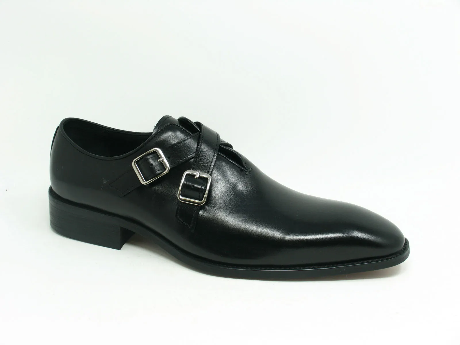 Calfskin Cross Strap Loafer Black