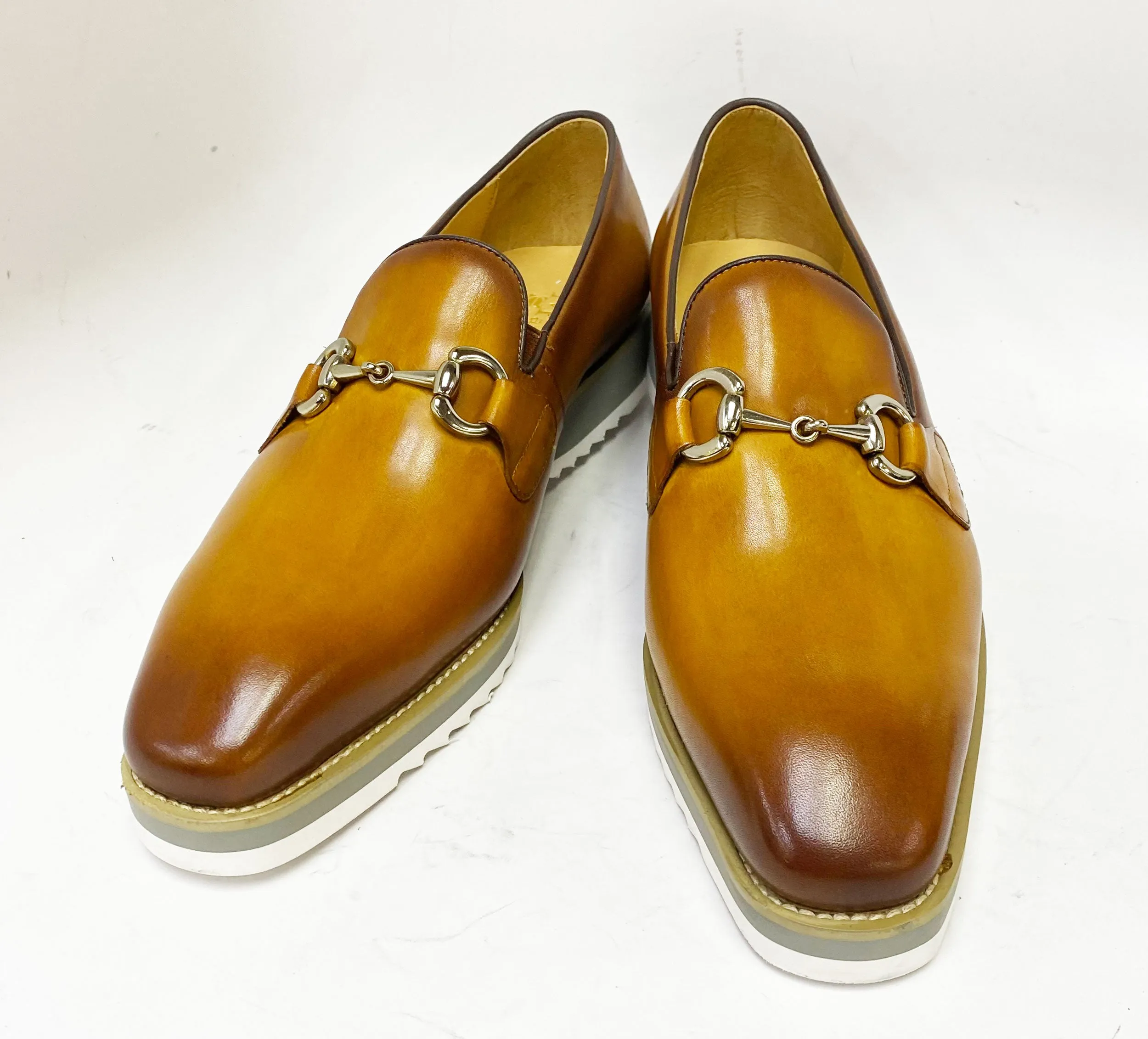 Calfskin Slip-On Horsebit Loafer Cognac