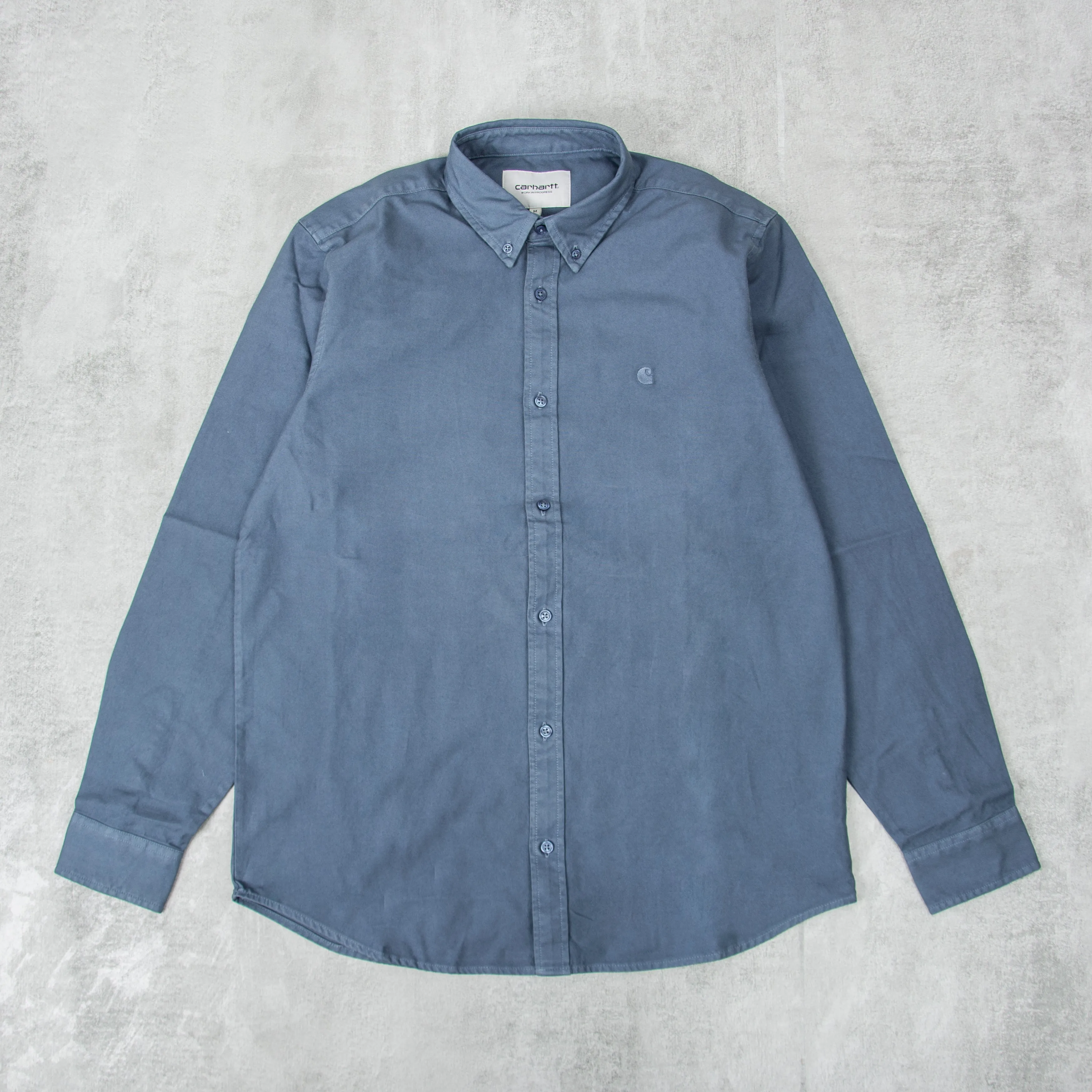 Carhartt WIP Bolton L/S Shirt - Storm Blue