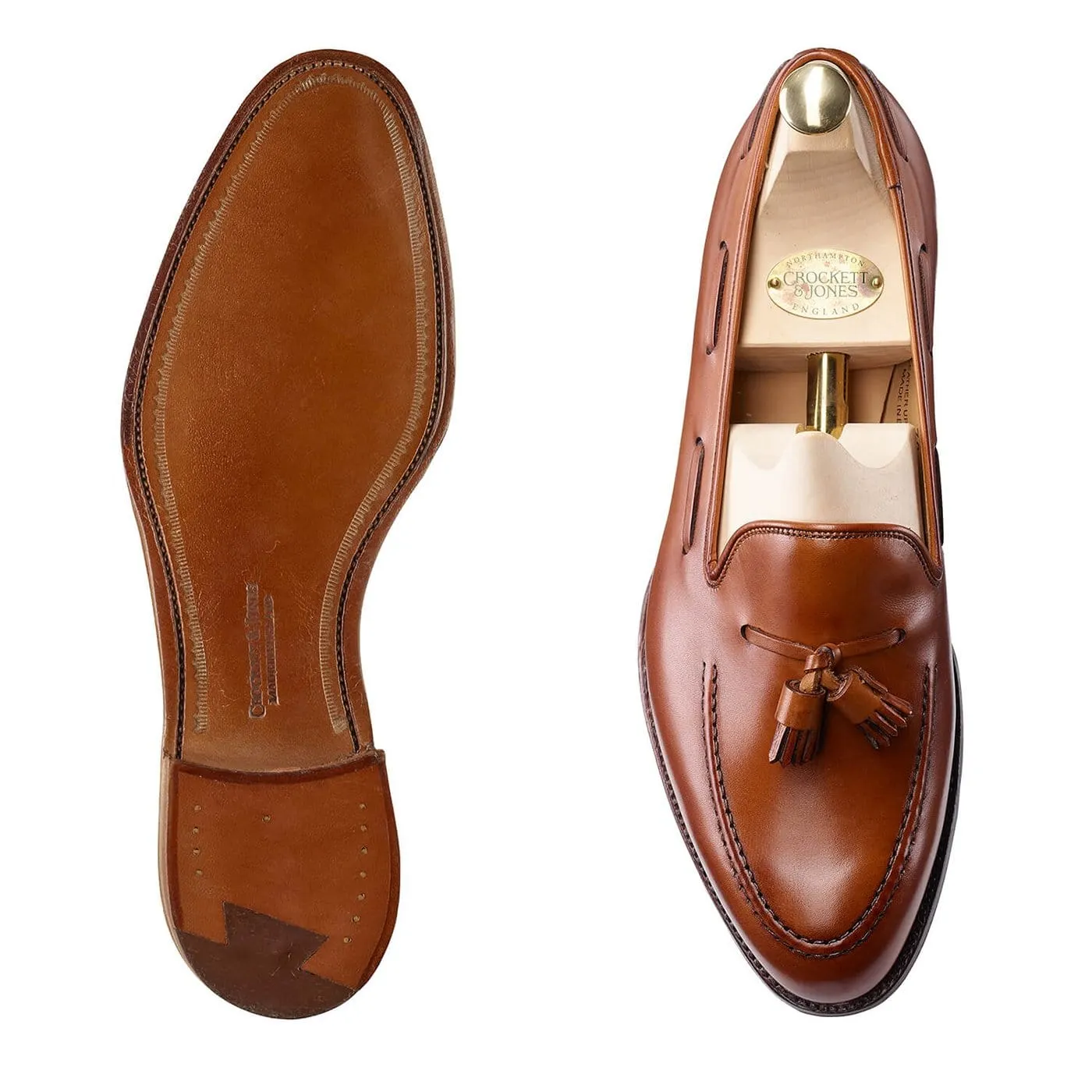 Carly Tan Burnished Calf