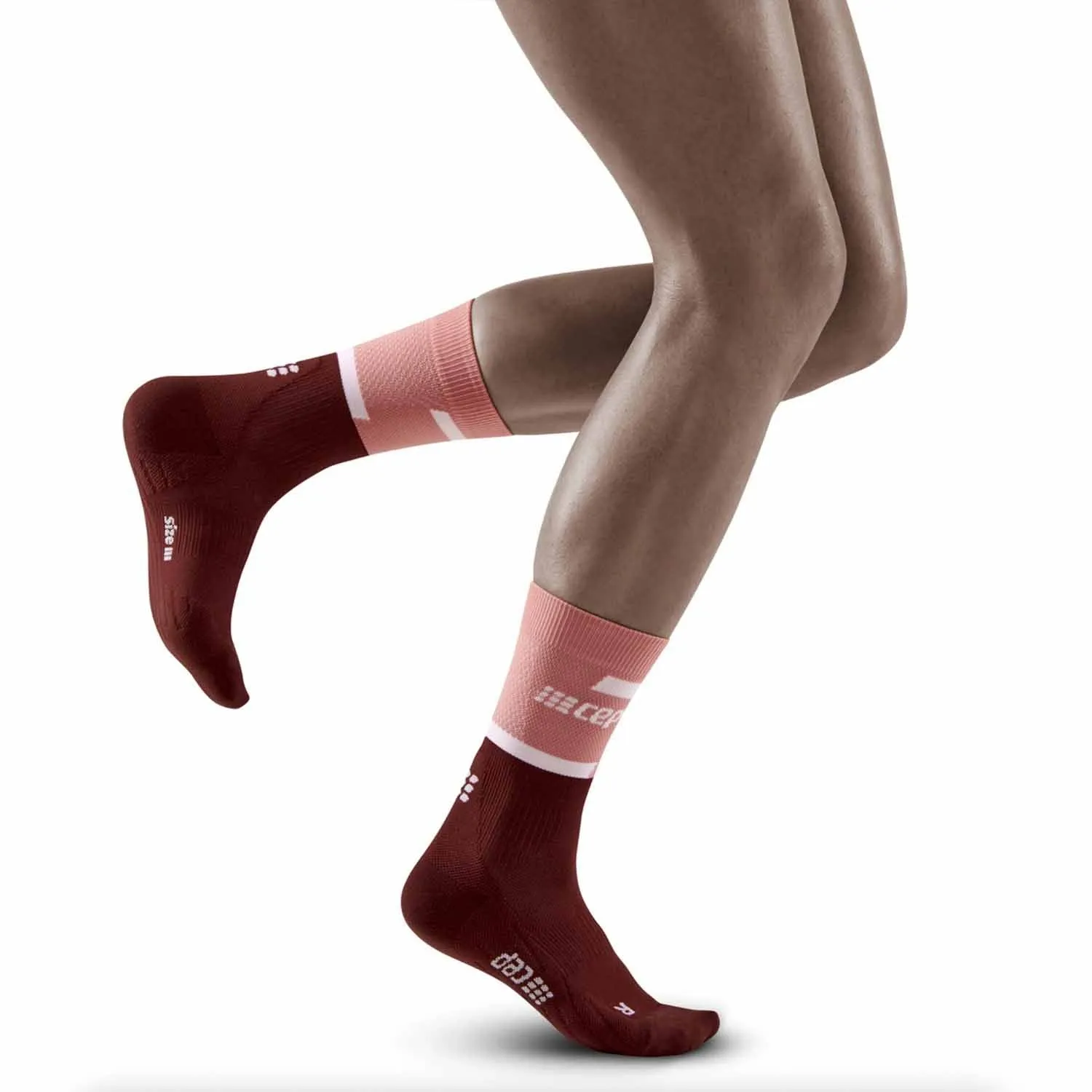 CEP Women's The Run Mid Cut Compression Socks 4.0