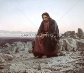 Christ in the Desert – Kramskoi