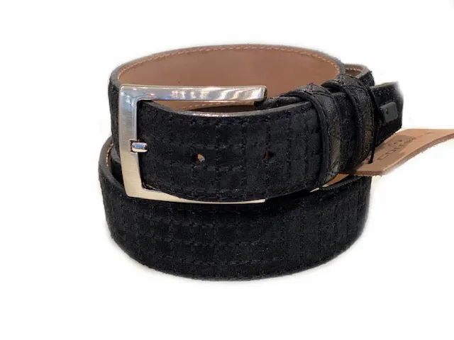 Corrente Suede Belt Black