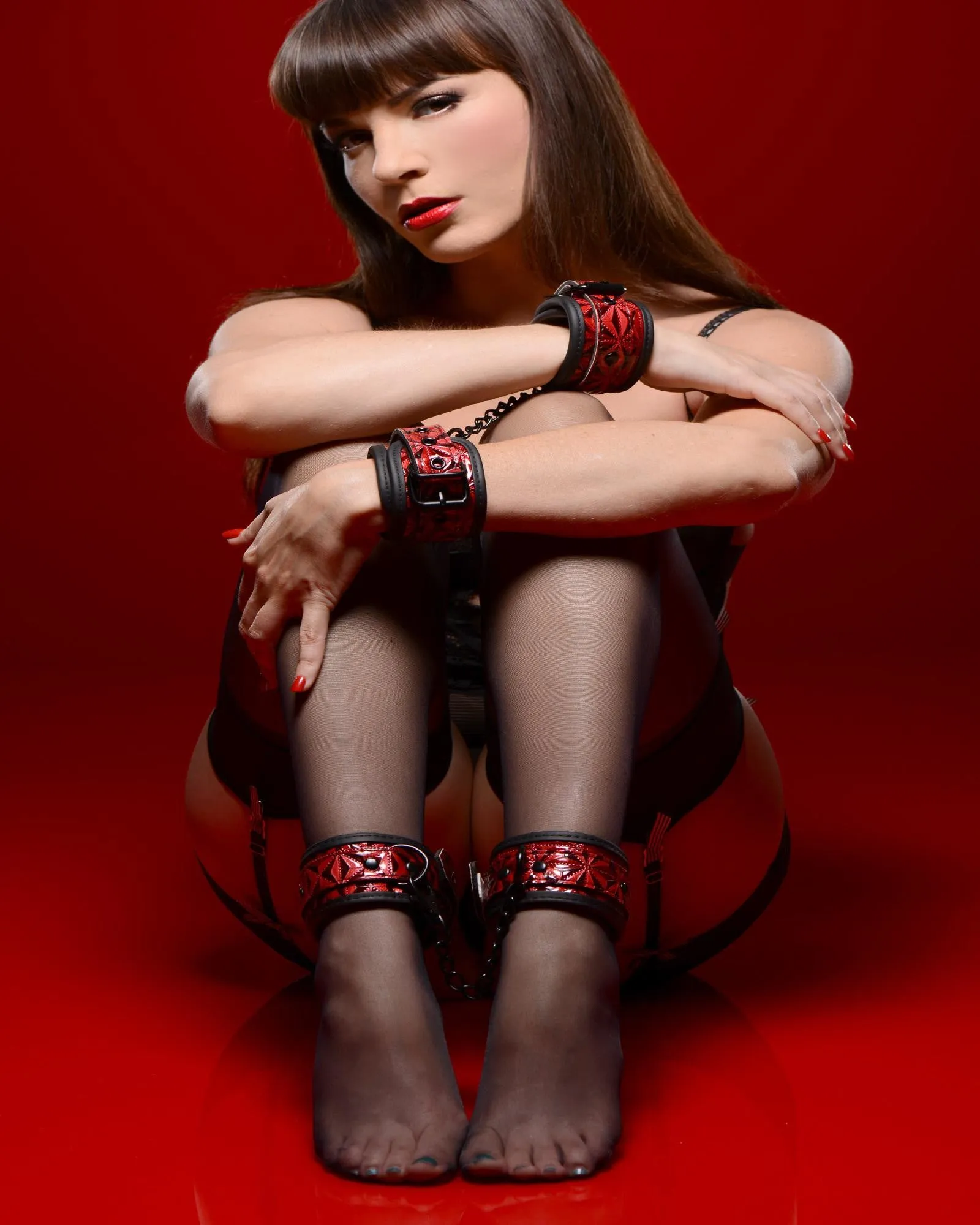 Crimson Tied Wrist and Ankle Bondage Kit