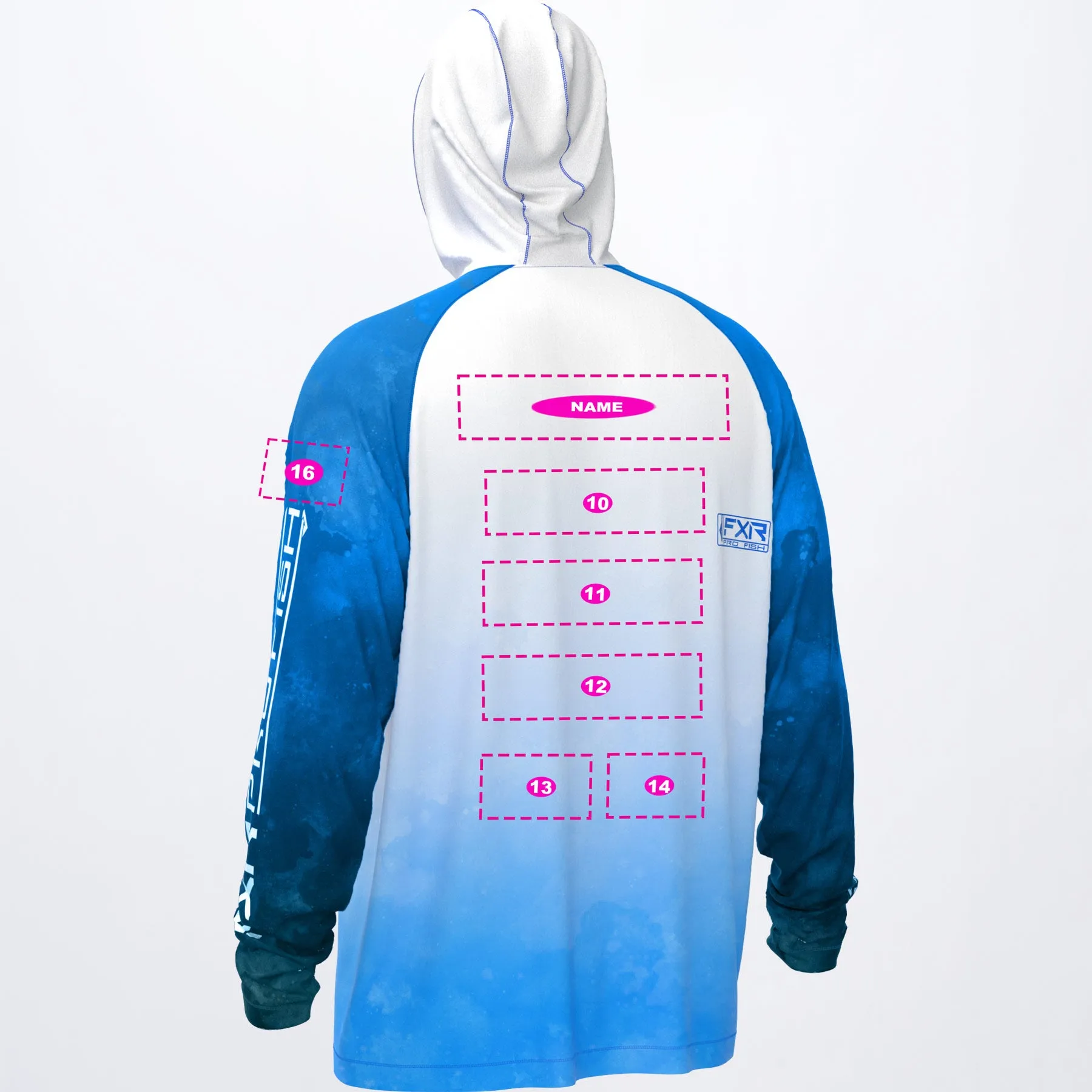 Custom Men's Derby Air UPF Pullover Hoodie