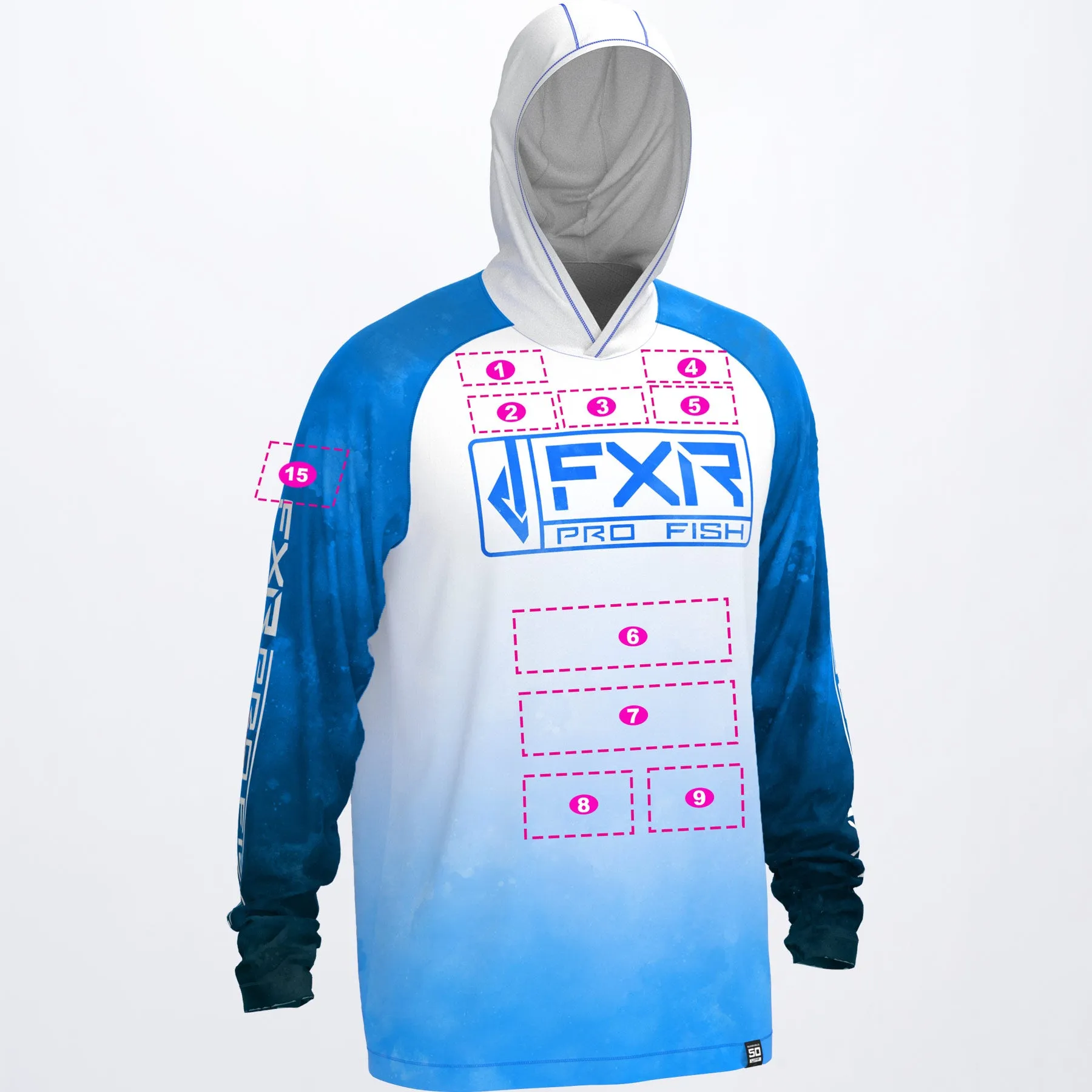 Custom Men's Derby Air UPF Pullover Hoodie