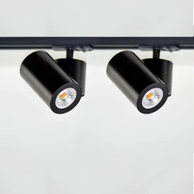 Cylinder Track Light Kit | 1M & 2 Lights | Black & White | L-Component