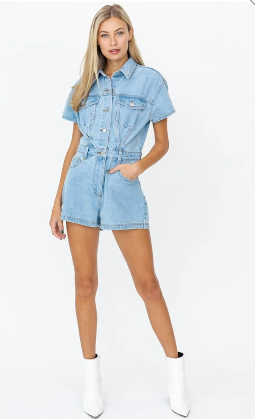 Denim Dolly Boiler Suit