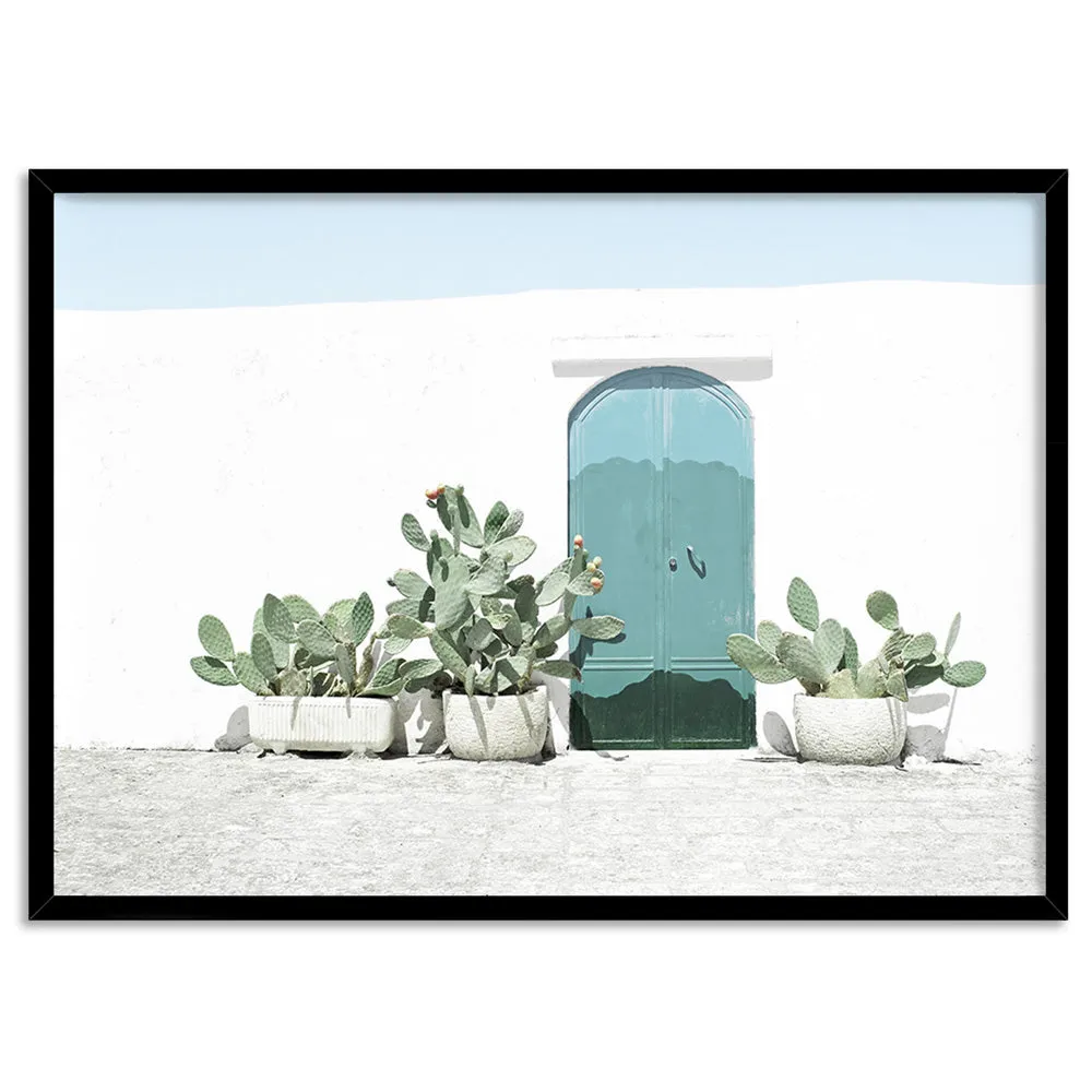 Desert Cactus Villa - Art Print