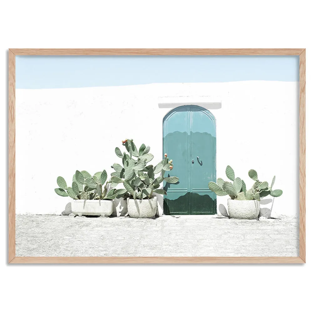 Desert Cactus Villa - Art Print