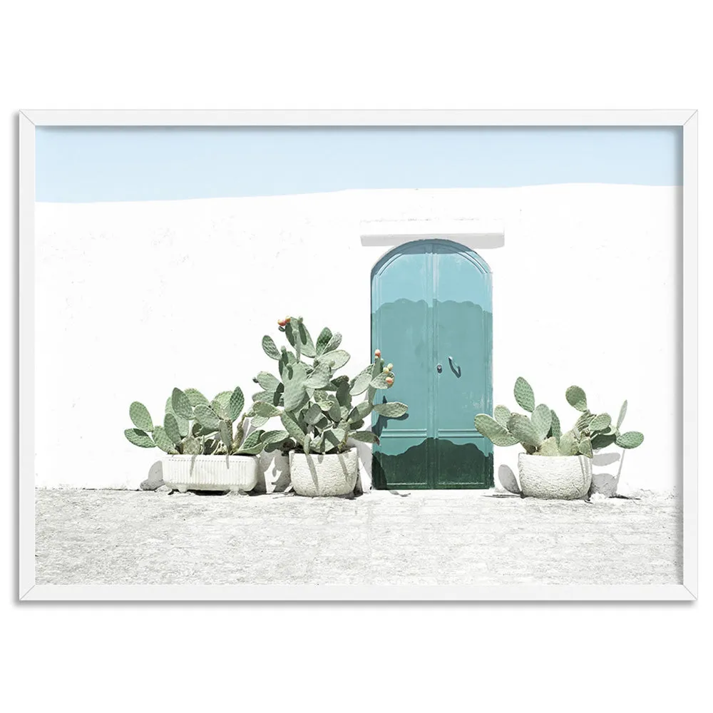 Desert Cactus Villa - Art Print