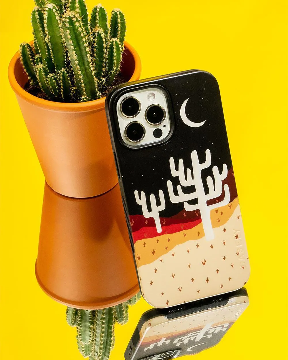 Desert Nights | Cactus Colorblock Case